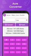 Hectare, Acre , Bigha , Guntha Converter screenshot 3