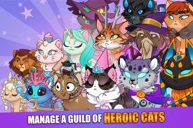 لعبة Castle Cats:  Idle Hero RPG screenshot 4