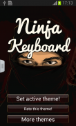 Ninja Keyboard screenshot 1