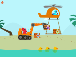 공룡 굴삭기 2 - 차량 및 레이싱 어린이 게임 screenshot 9