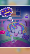 Newborn unicorn care game screenshot 0