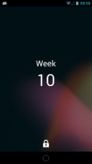 Week number screenshot 2