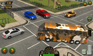 Militar Autobús Conduciendo screenshot 4