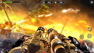 Maschinengewehr Spiele : Commando- schießen screenshot 2