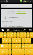 Yellow Keyboard screenshot 1