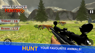 Джунгли Снайпер Охота 3D screenshot 8