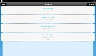 Live Cricket Scores & Schedule screenshot 0