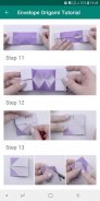 Paper Origami Envelope Step by Step screenshot 7