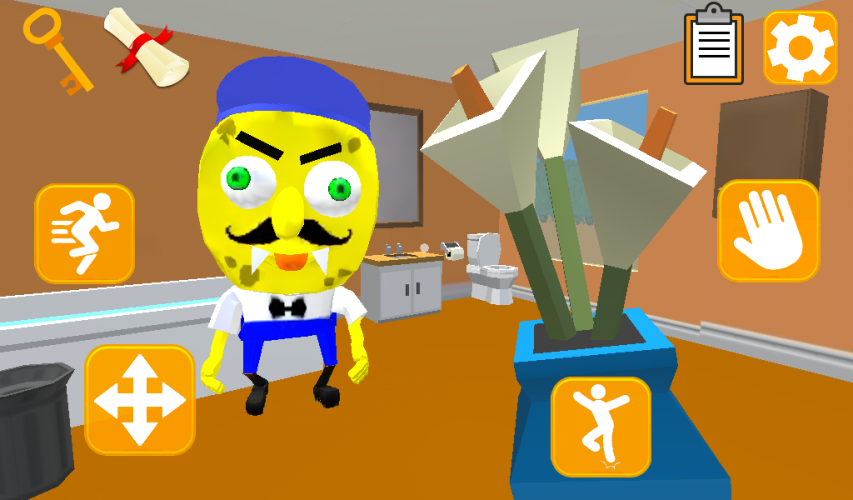 Sponge Neighbor Escape 3d 1 3 Download Android Apk Aptoide - jelly playing roblox run hide escape