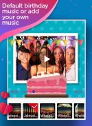 Happy birthday video maker screenshot 5