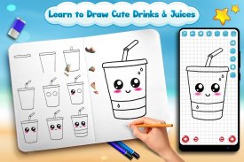 Learn to Draw Drinks & Juices screenshot 5