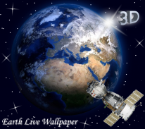 Earth Flying Objects 3D Live Wallpaper screenshot 0