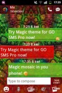 GO SMS PRO Theme Mozaiek Magic screenshot 0