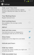 Business Time Zones Widget screenshot 4