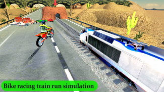 Train vs Bike Game: Super Race screenshot 2