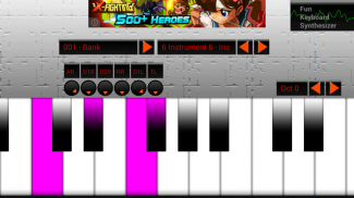 Fun Keyboard Piano Synthesizer screenshot 1