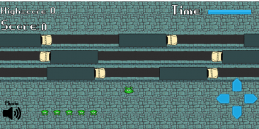 Modern Frogger Game screenshot 0