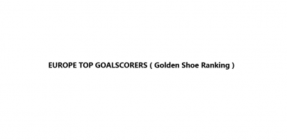 Football's Golden Boot