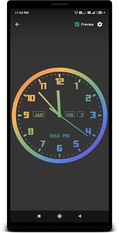 active clock wallpaper for mobile