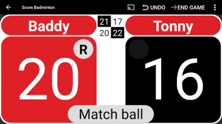 Score Badminton screenshot 0