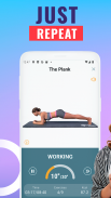 Plank workouts - take a 30 day challenge screenshot 1