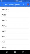 Petroleum Engineering Dictionary screenshot 1