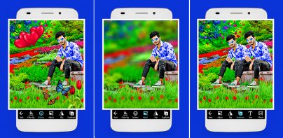 Garden photo editor and frames