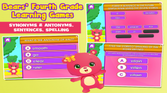 Fourth Grade Games: Learning with the Bears screenshot 1