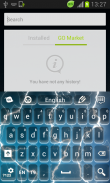 Electric Neon Keyboard Theme screenshot 1