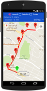 Perencana rute peta GPS screenshot 1