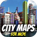 City maps for MCPE. Modern city map.