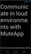 Mute App screenshot 1