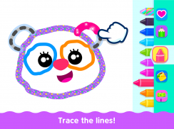 Jogos de aprendizagem!😍 Colorir para crianças!🎨 screenshot 2