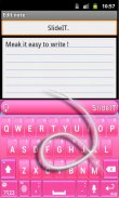 SlideIT Pinky Valentine Skin screenshot 1