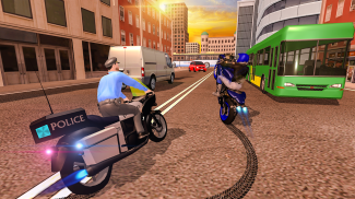 Police Motor Bike 3D Game 2023 screenshot 4