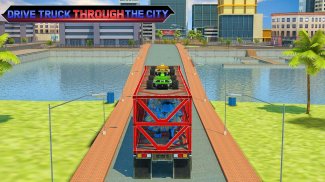 Construction Vehicles Transforme Robot Transport screenshot 0