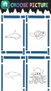 Sea Creatures Coloring Book screenshot 2