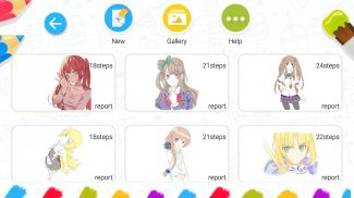 How to draw anime & manga with tutorial - DrawShow screenshot 11