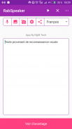 RabSpeaker ConvertTextToAudio; ImageSpeechToText screenshot 2