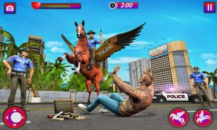 Flying Horse Police Chase Sim screenshot 14