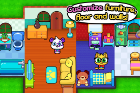 Forest Folks - Cute Pet Home Design Game screenshot 3