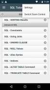 SQL Tutorial Offline screenshot 0