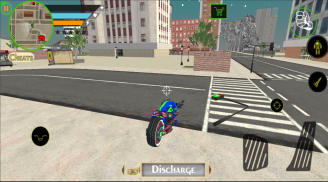 Robot Bike Stickman Rope Hero screenshot 1