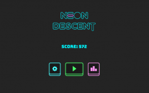 Neon Descent - ball bounce game screenshot 8