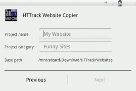 HTTrack Website Copier screenshot 3