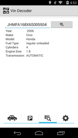 Carinfo vin decoder