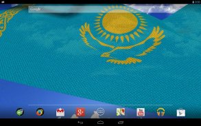 Kazakhstan Flag Live Wallpaper screenshot 1