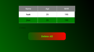 MHR Calculation screenshot 3