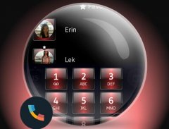 Dusk Red Dialer Theme screenshot 5