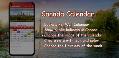 Canada Calendar 2024